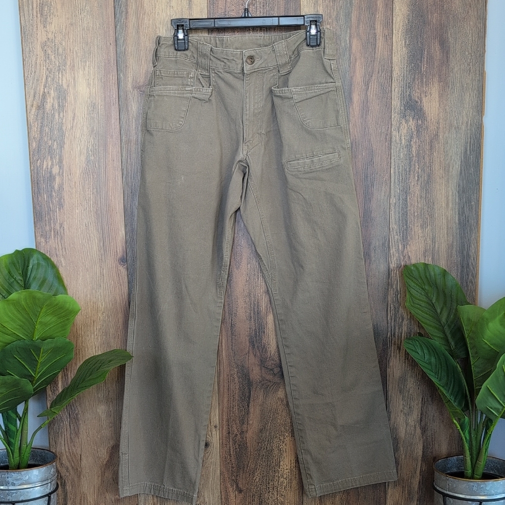 Noble Outfitters Men's Classic Cargo Khaki Tan Pants 30 x 32     P147